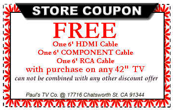 Free one 6' HDMI cable and more...